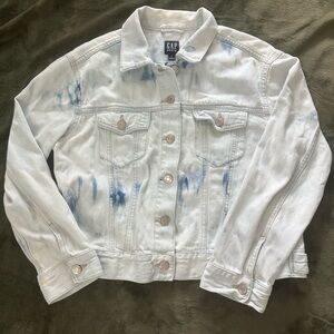 ✨ GAP Tie-Dye Denim Jacket – Size M – Vintage Vibes, Modern Edge! ✨